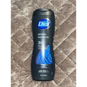 Dial Refresh 3 in 1 Body Hair Face‎ Wash Blue Sage Scent 16oz